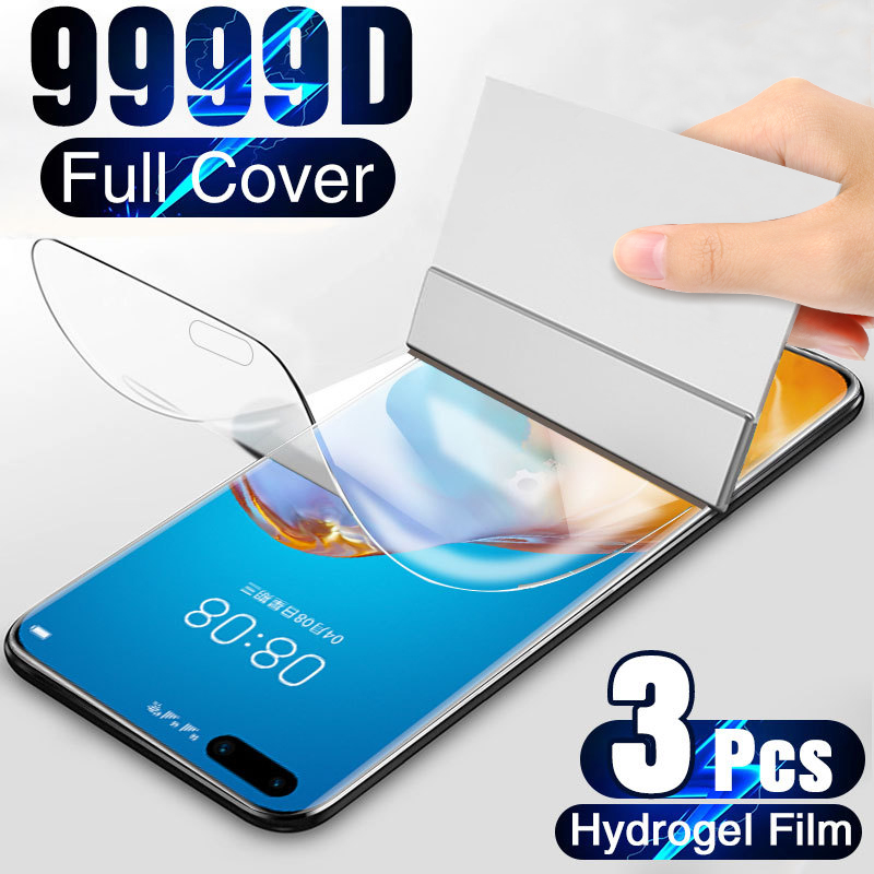 Gaming Accessories Dropshipping - 3 個のハイドロゲルスクリーンプロテクター Huawei P50 Pro Plus