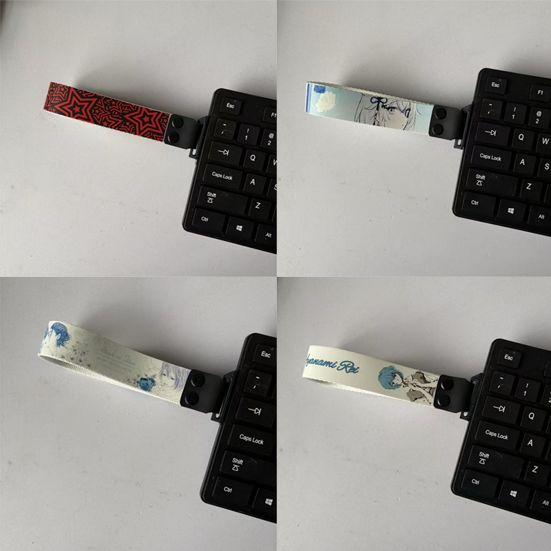 Gaming Accessories Kit - ファッションアニメキーボードリボンメカニカルキーボードストラップユニバーサルゲーミングキーボードストラップキーボードストリーマー装飾アクセサリー