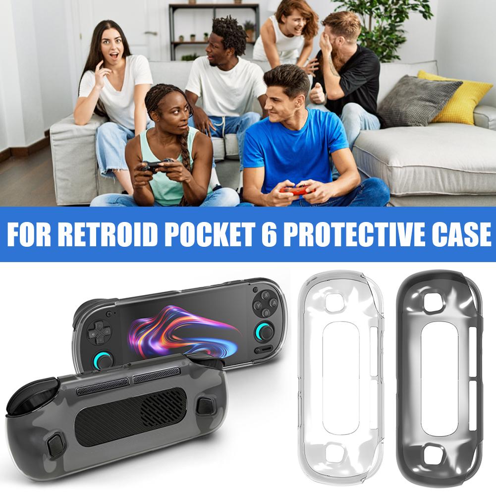 Gaming Accessories Dropshipping - 保護ケース Retroid Pocket 6 用透明 TPU