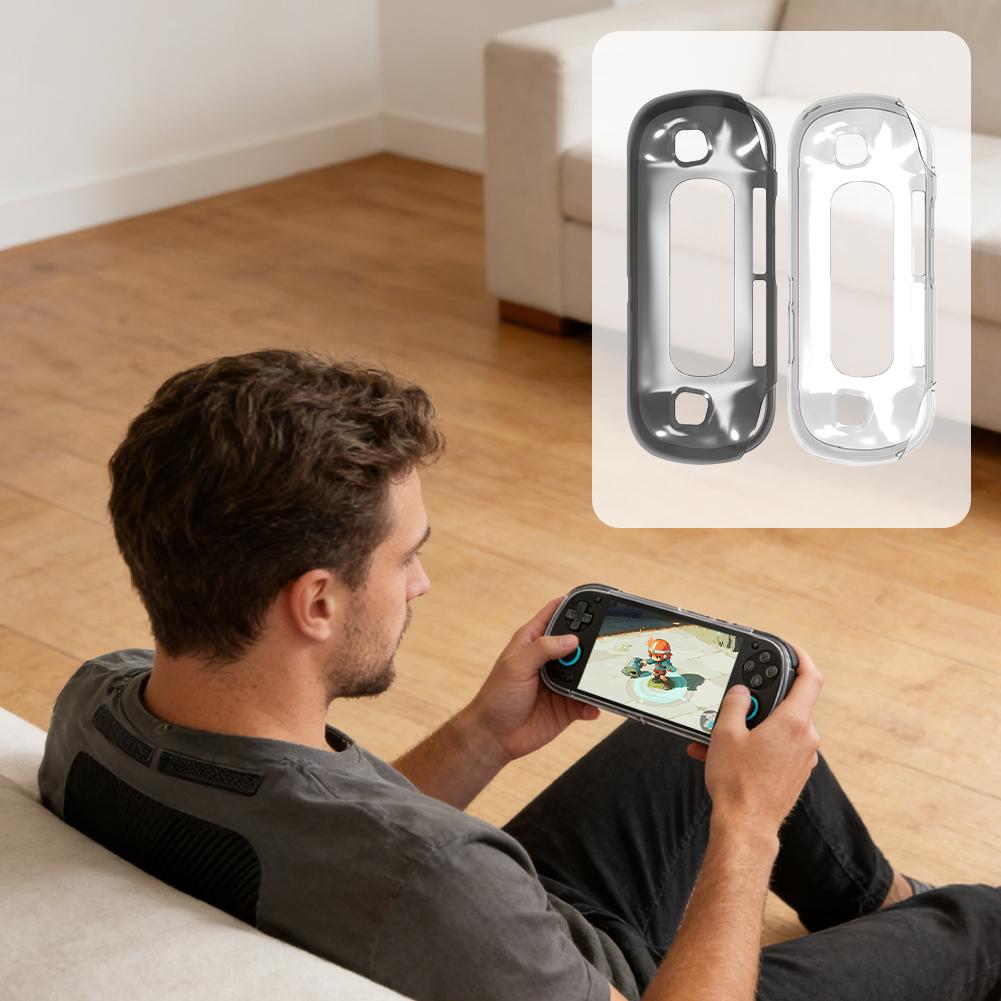 Gaming Accessories Dropshipping - Retroid Pocket 6用保護ケース 透明TPUソフトシェル ゲーミングハンドヘルドアクセサリー 耐衝撃