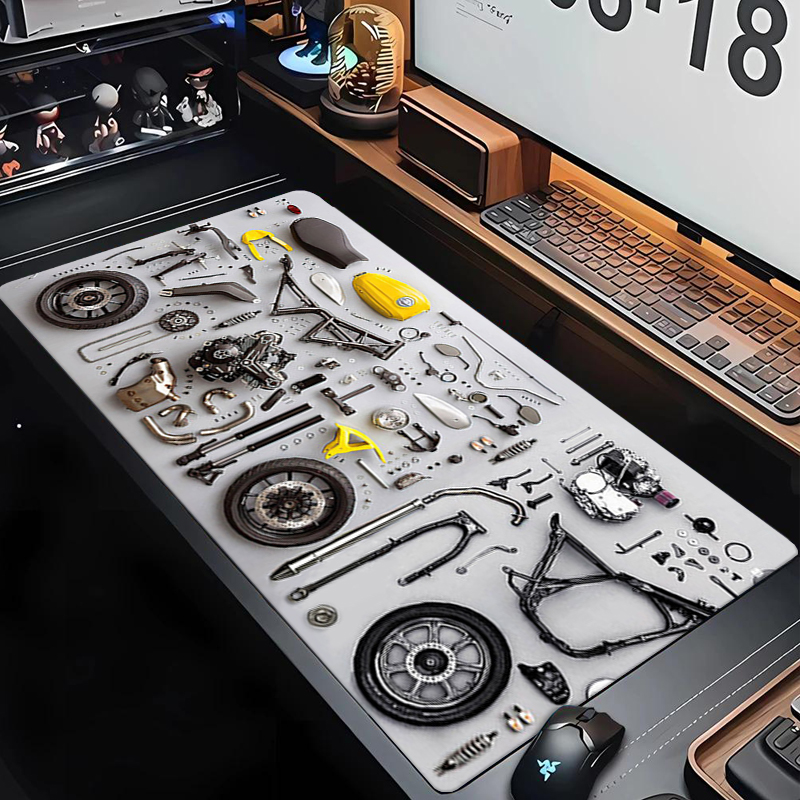 Gaming Accessories For Gaming Desk - 分解図 ゴム製マウスパッド マウスパッド XXL ゲームアクセサリー オフィス