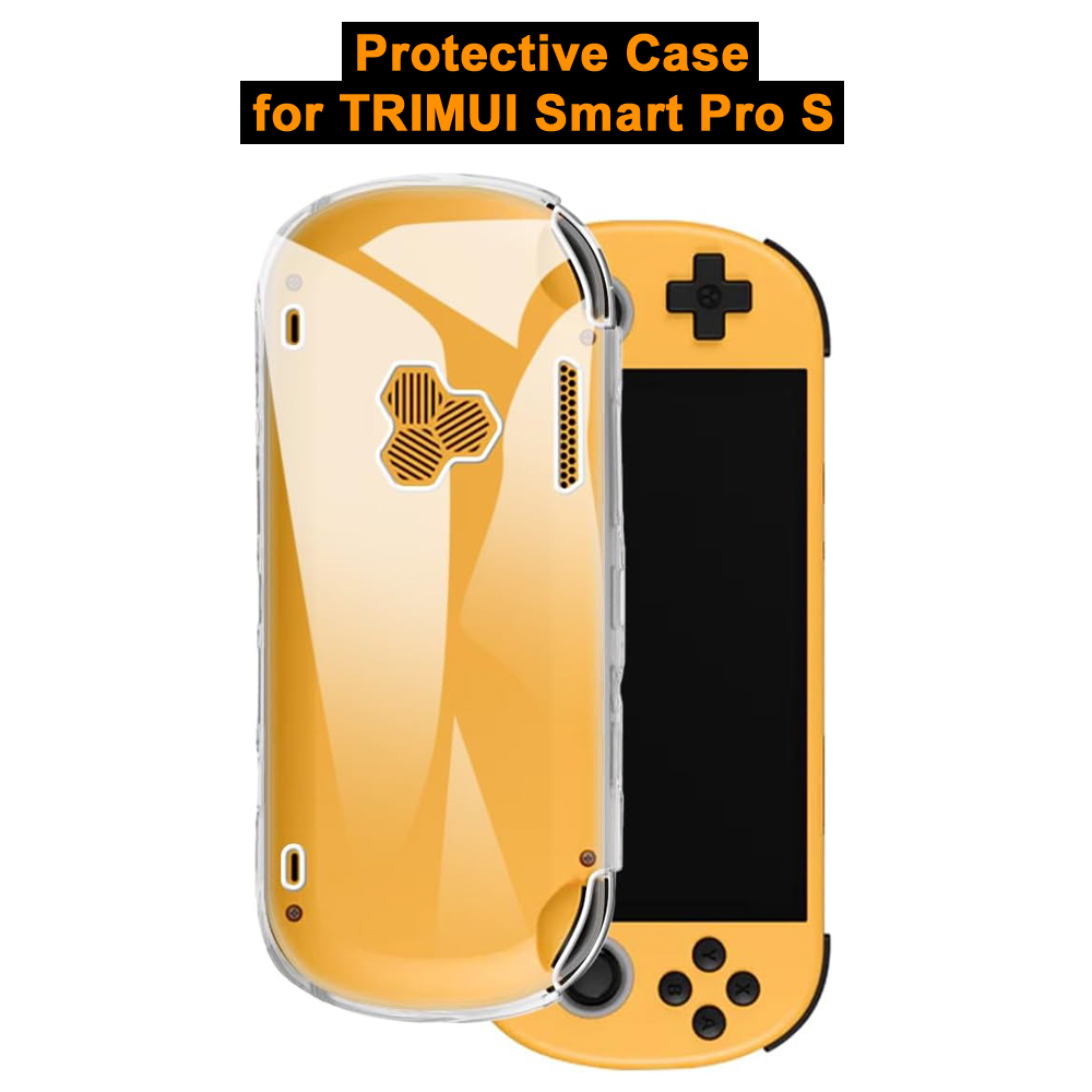 Gaming Accessories Dropshipping - TPU ソフト保護ケース TRIMUI スマートプロ S ハンドヘルドゲームコンソール用透明シェル落下防止カバーゲームアクセサリー