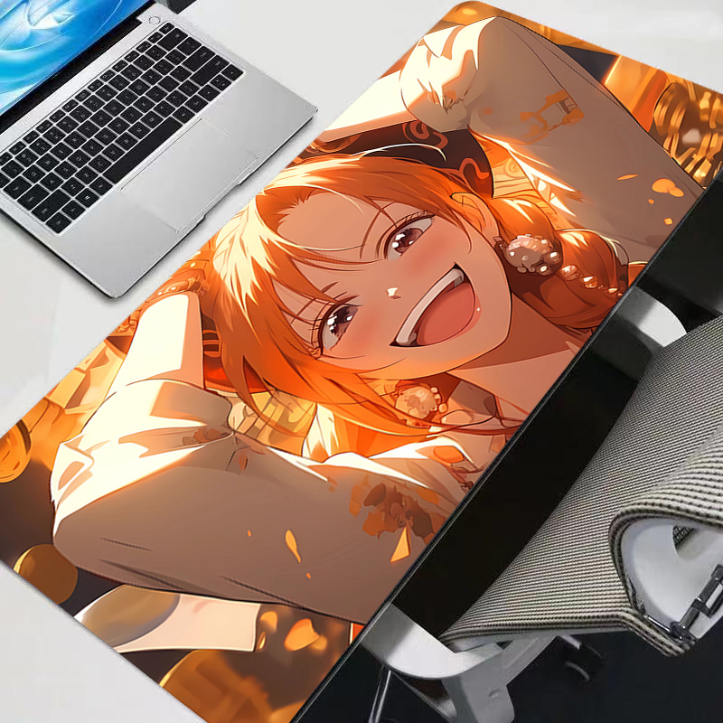 Gaming Accessories For Table - ゲーミングマウスパッド大型コンピューターワンピースマウスパッド耐久性のある新しいデスクマットPCアニメカーペットキーボードゲーマーアクセサリーテーブル