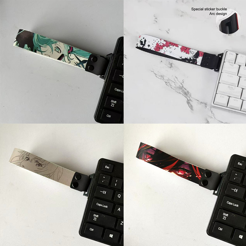 ファッションアニメキーボードリボンメカニカルキーボードストラ - Gaming Accessories Kit のレビューと価格