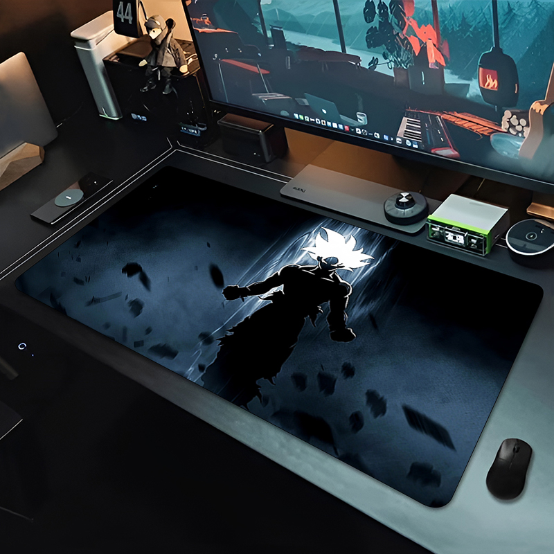 DBZ ブラックアニメマウスパッドドラゴンボール大型 PC  - Gaming Accessories For Table のレビューと価格