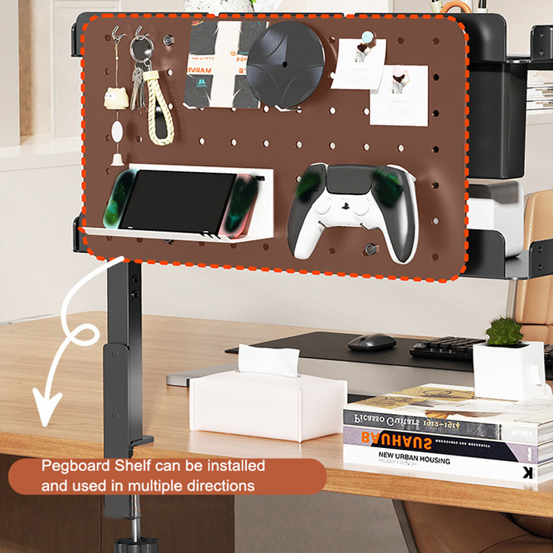 クランプ式14インチデスク上・下2段棚ユニット、テーブルアク - Gaming Accessories For Table のレビューと価格