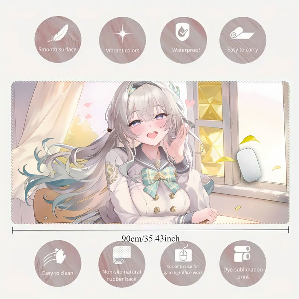 大型アニメガールマウスパッド ファイアフライ スターレール  - Gaming Accessories For Gaming Desk のレビューと価格