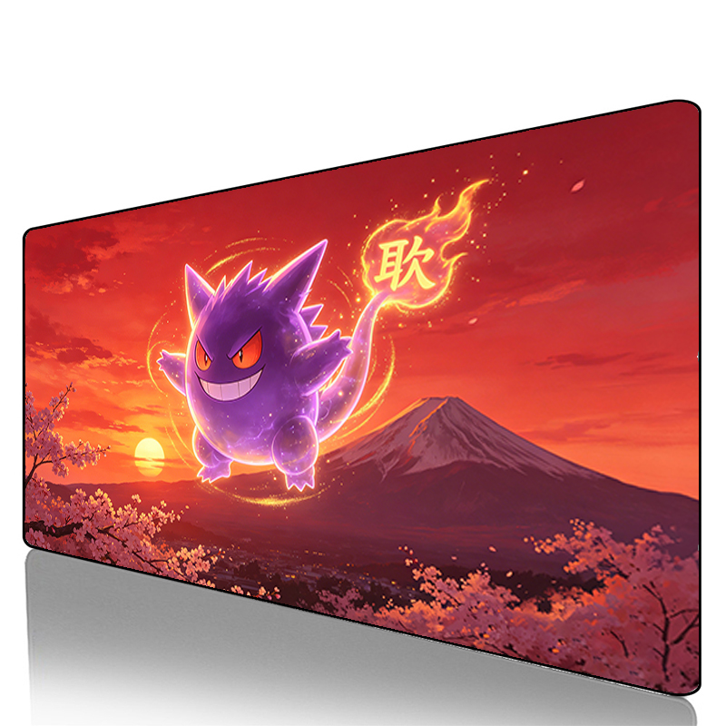 マウスパッドポケモンピカチュウゲンガーオリジナルラバーテーブ - Gaming Accessories For Table のレビューと価格