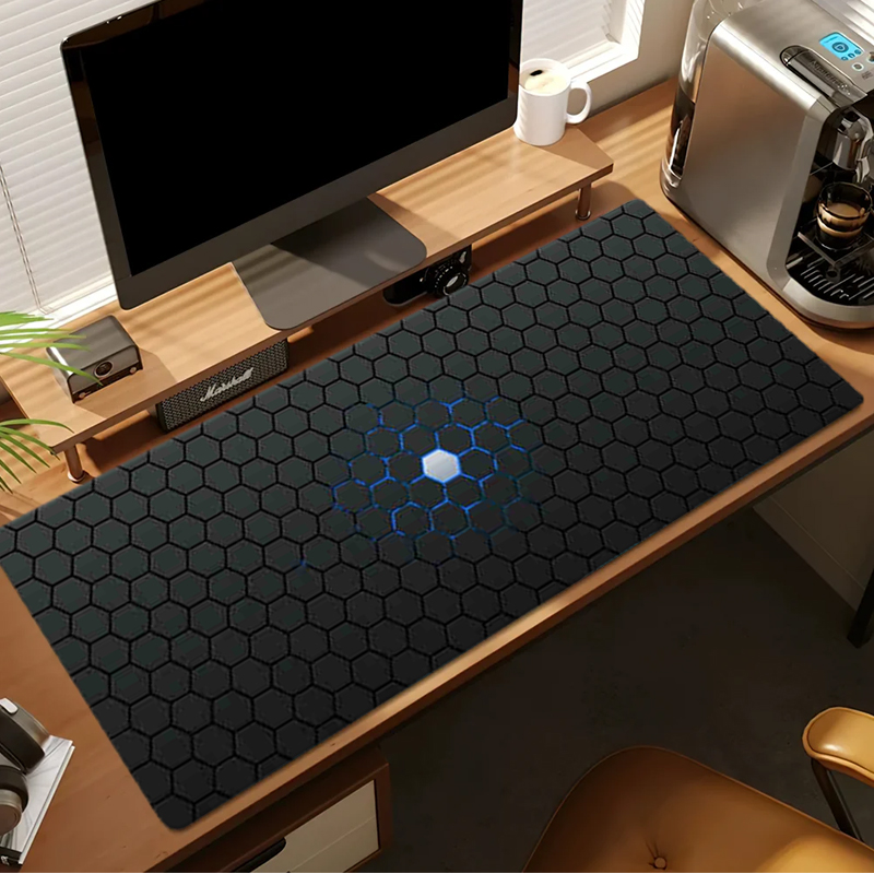 六角大型ゲーミングマウスパッド長方形 XXL 900 × 4 - Gaming Accessories For Gaming Desk のレビューと価格