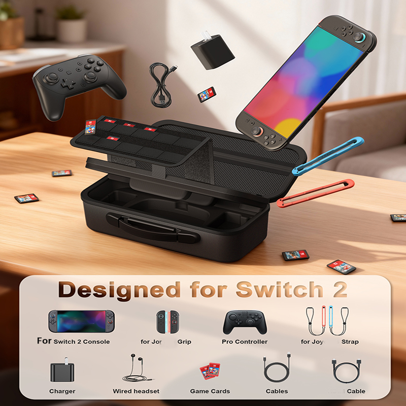 Switch 2 ゲーム機収納ボックス保護ボックスに最適、プ - Gaming Accessories Store のレビューと価格