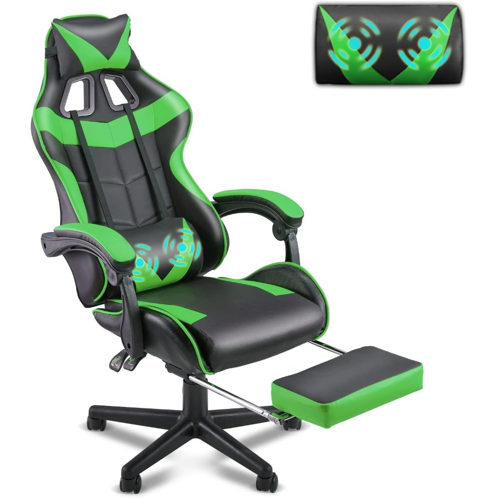 人間工学に基づいたゲーミングチェア（フットレストとランバーサ - Gaming Accessories For Gaming Room のレビューと価格
