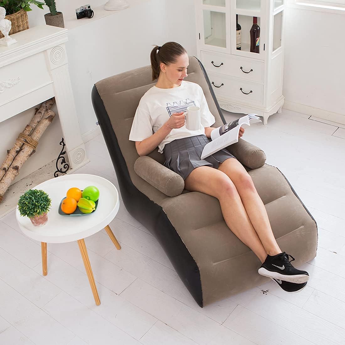 折りたたみレイジーソファ、インフレータブルラウンジチェア厚み - Gaming Accessories For Gaming Room のレビューと価格