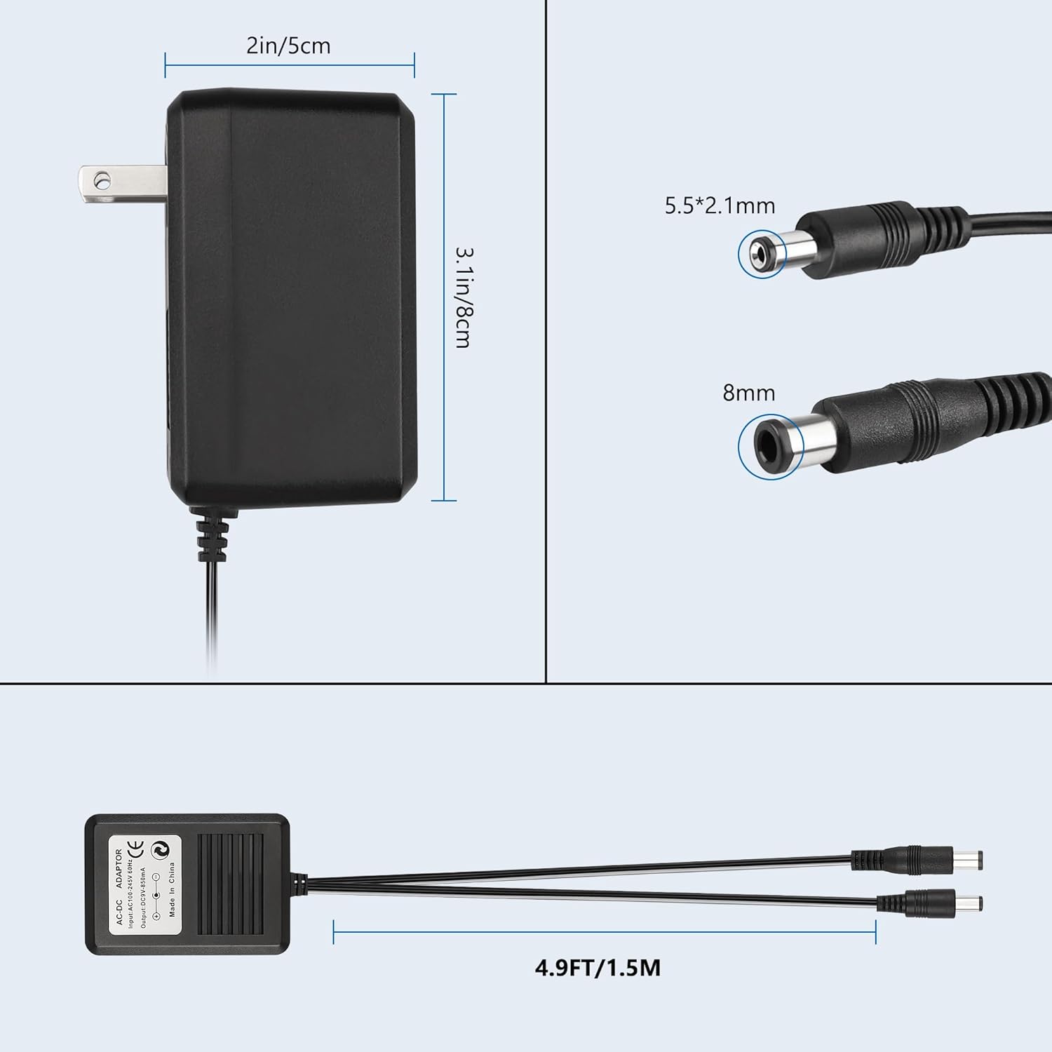 USプラグ 3in1 AC電源アダプターケーブル NESスー - Gaming Accessories Dropshipping のレビューと価格
