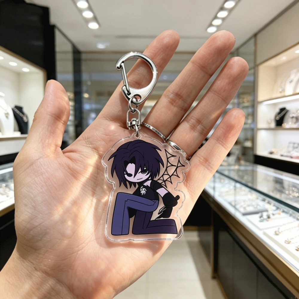 かわいい漫画ちびキーホルダーアクセサリーバッグチャーム怖いゲ - Gaming Accessories Deals のレビューと価格