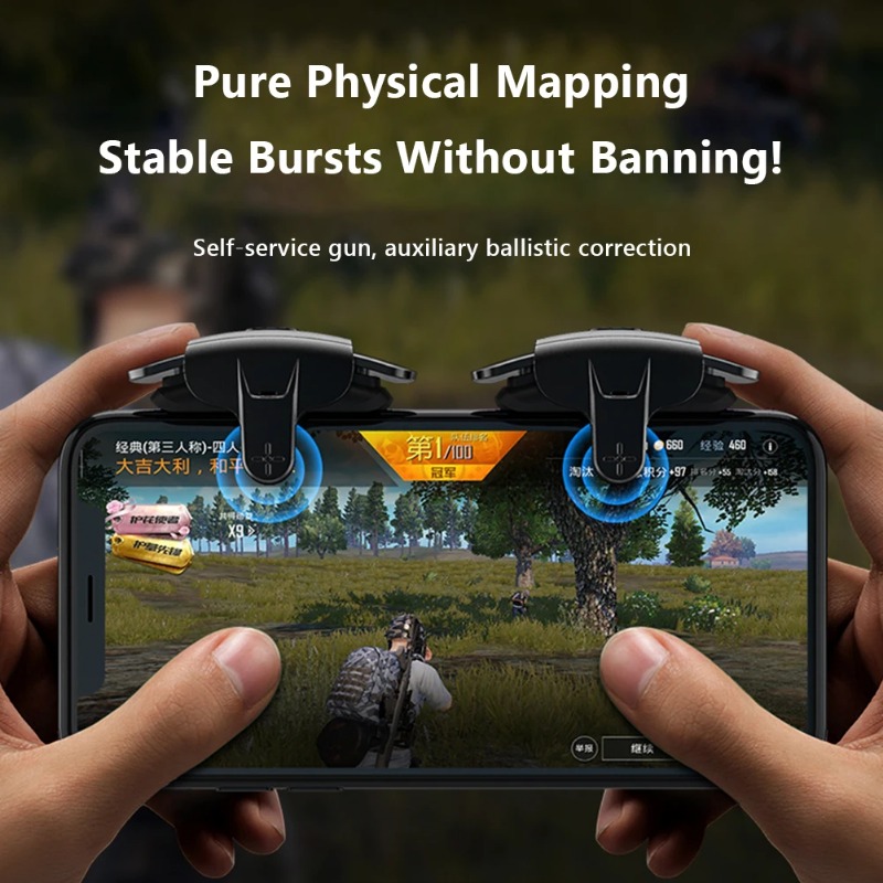 AK05ゲームコントローラー PUBGモバイル用 携帯電話射 - Gaming Accessories Mobile のレビューと価格