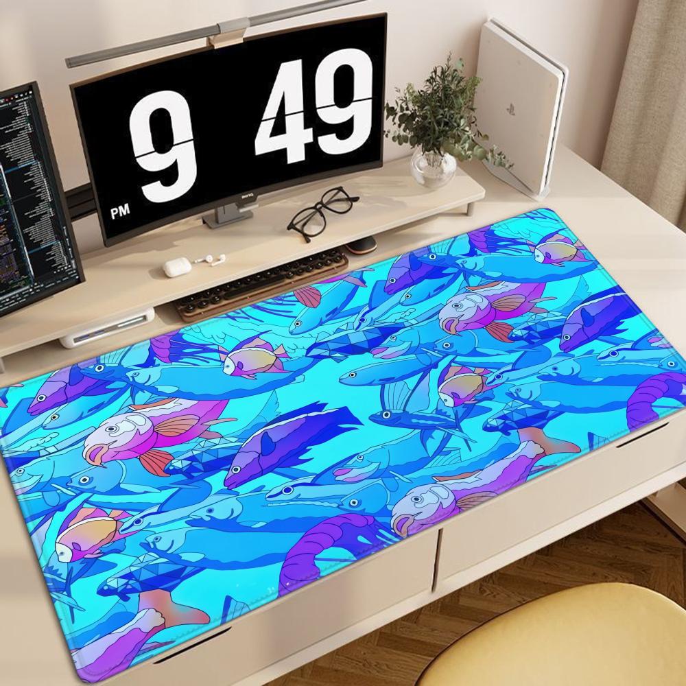 HD印刷フィッシュラバーマウスパッド、ノートパソコンオフィス - Gaming Accessories For Table のレビューと価格